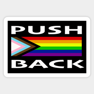 LGBTQ  Push Back Graphic Sticker